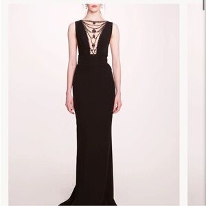 Marchesa notte Black Evening Gown